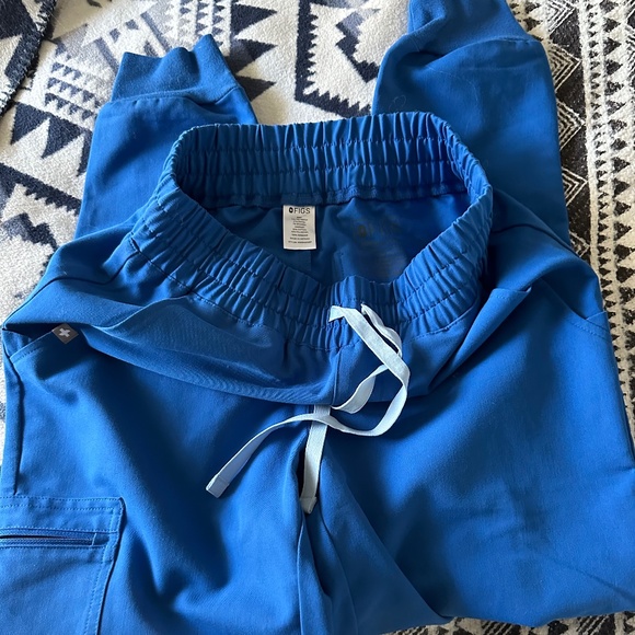 Figs Pants - Figs Scrub Jogger Winning Blue pants